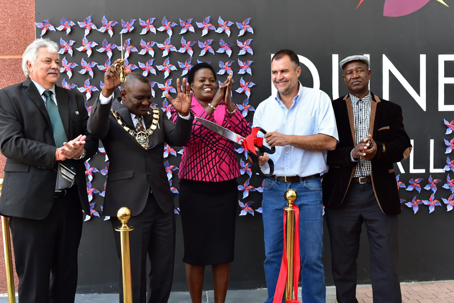 Namibia’s new Dunes Mall, developed by Atterbury and Tradehold, opens to happy crowds in Walvis Bay