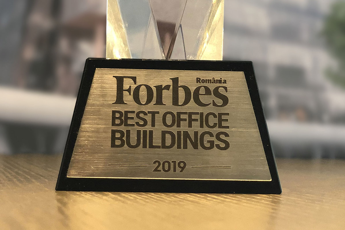 Openville Timisoara project awarded in best office buildings 2019 Forbes Gala